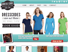 Tablet Screenshot of dresscodeit.com